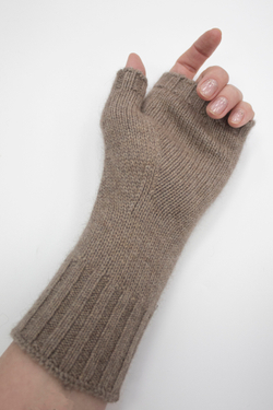 Митенки женские М813-29 темно-бежевые