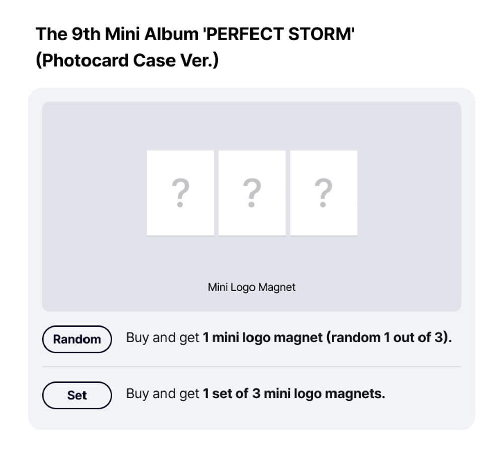 Альбом TXT - PERFECT STORM (Photocard Case Ver.)
