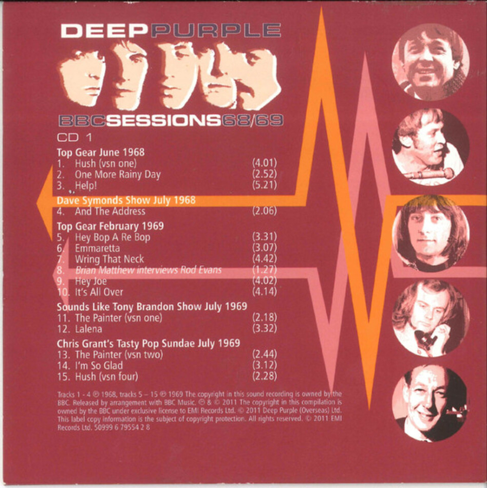 Deep Purple / BBC Sessions 68/70 (2LP+2CD)