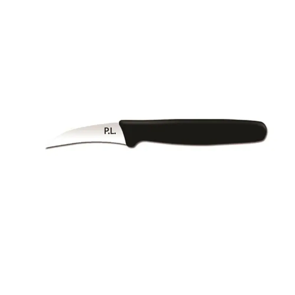 Нож для чистки овощей 6 см Коготь PRO-Line черная ручка P.L. Proff Cuisine