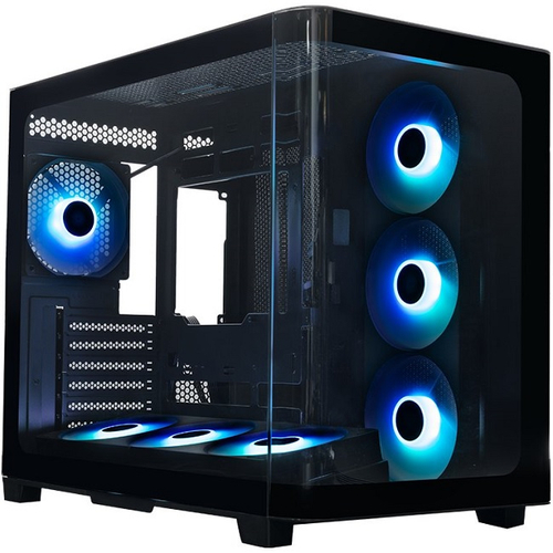 Корпус Midi-Tower XASTRA QR500 7ARGB-FC-C6-UC Curve Glass ARGB Black (QR500-2FA36A-1FC12A-C6-UC)