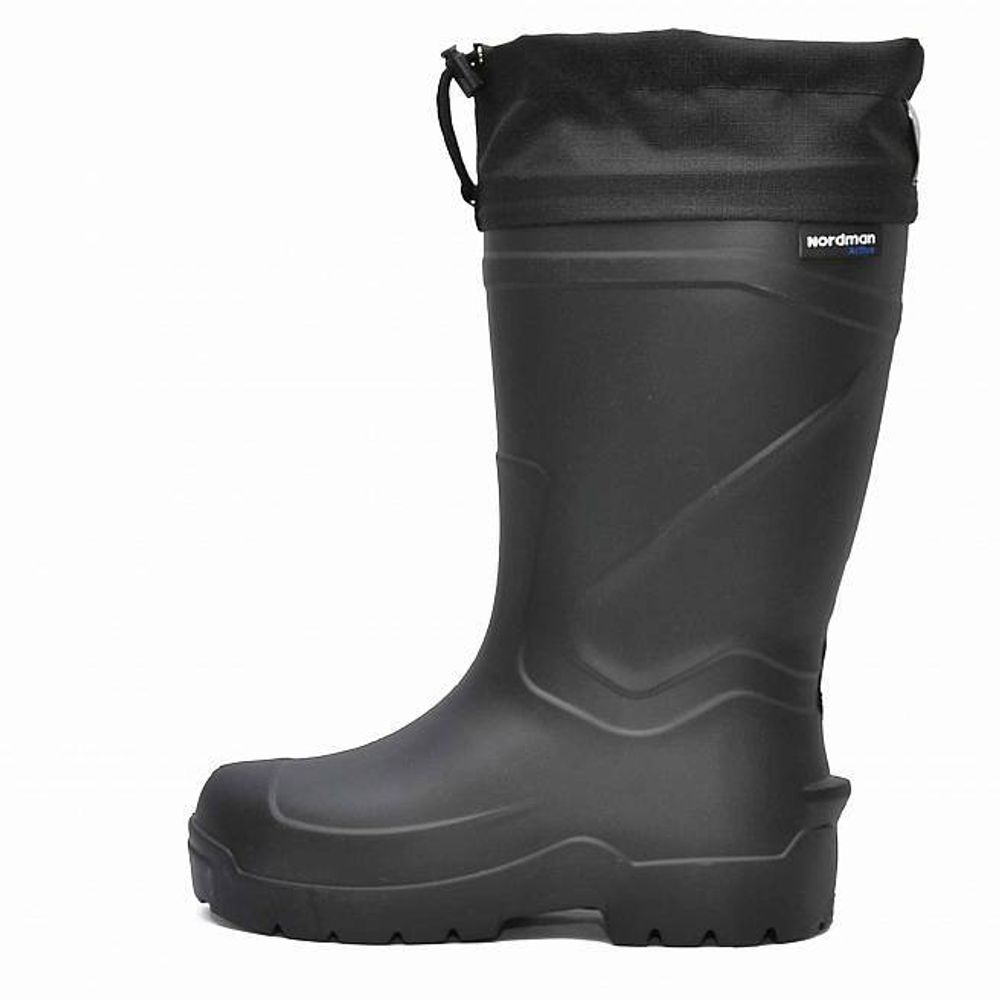 Сапоги мужские из ЭВА Nordman Active Pro до -30С ,с вкладышем (черные/олива)