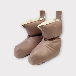 Сапожки-носочки пуховые German Grass Comfort Socks Travel Latte карамельно-бежевые Бежевый