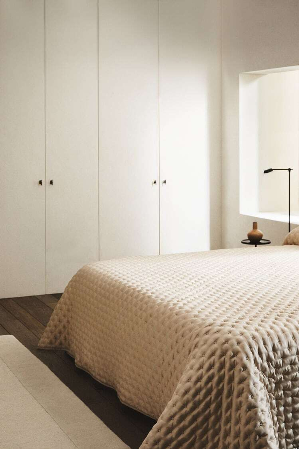 ZARA HOME ПРОСТОЕ АТЛАСНОЕ ОДЕЯЛО, КАВА