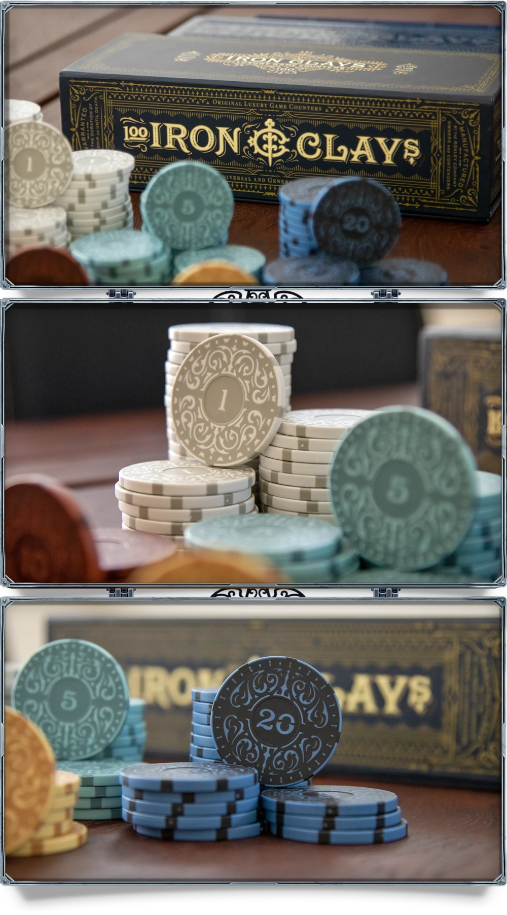 Набор фишек Iron Clays 200. Предзаказ