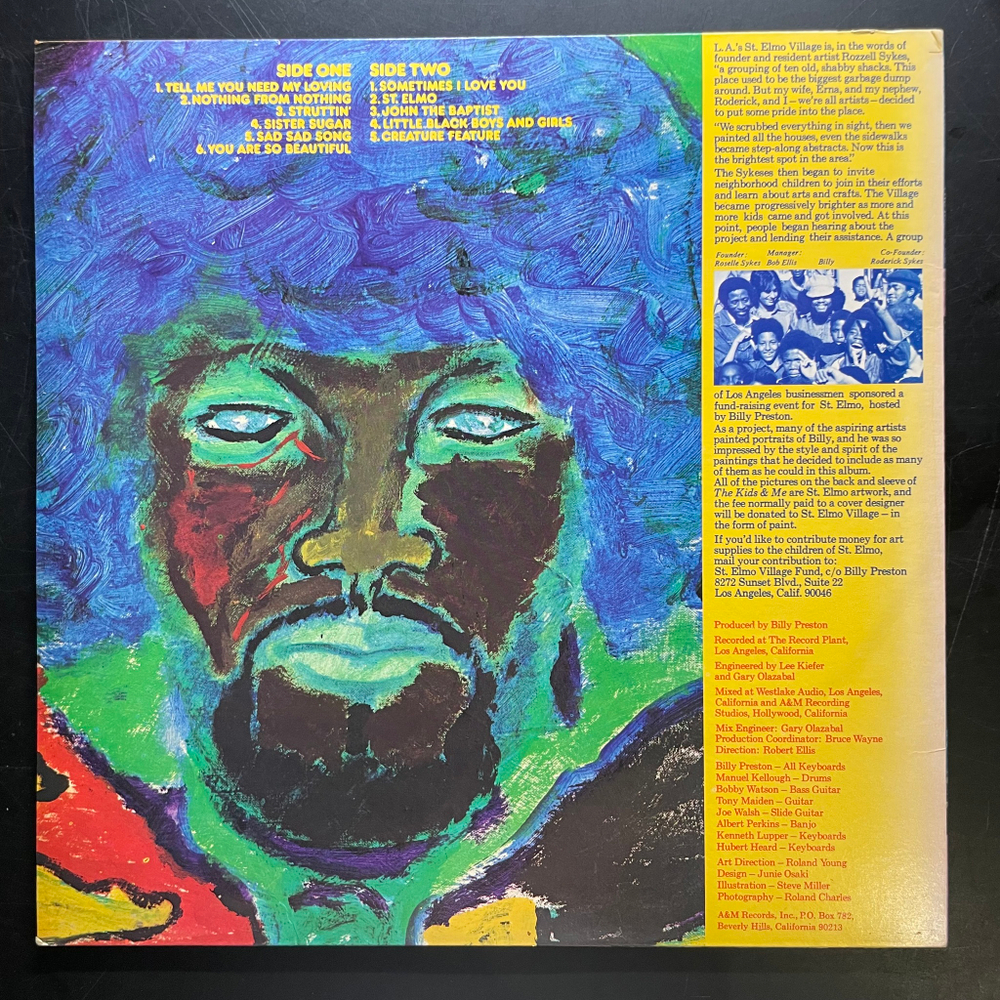 Billy Preston ‎– The Kids & Me (США 1974г.)