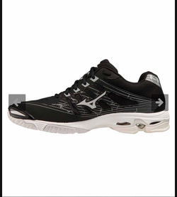 MIZUNO, WAVE VOLTAGE 2, INDOOR, BLACK/WHITE, MEN, US 11 /EUR 44,5 /UK 10 /СМ 29