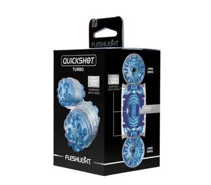 Мастурбатор Fleshlight Quickshot Turbo Blue Ice