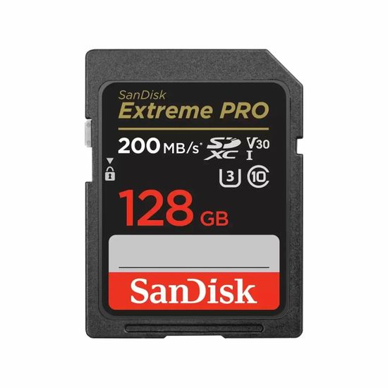 Карта памяти SanDisk Extreme Pro SDXC UHS 128 ГБ