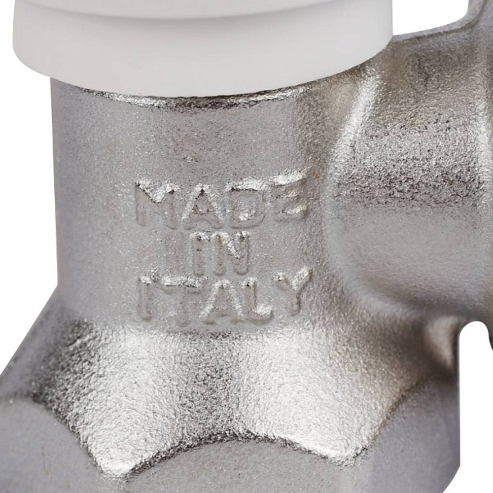 Вентиль ручной регулировки угловой STOUT - 1/2" (ВР/НР-американка, PN10, Tmax 120°C, с дополнительным уплотнением)