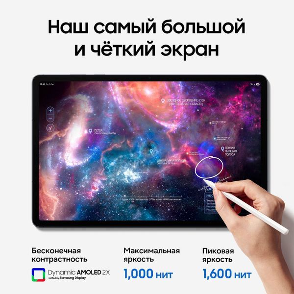 Планшет Samsung Galaxy Tab S12+ 12/256 ГБ 5G (SM-X846) Серый | Gray