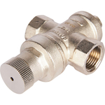 Регулятор давления поршневой ROMMER - 1/2" (ВР/ВР, PN16, Tmax 100°C, настройка 1-6 бар)