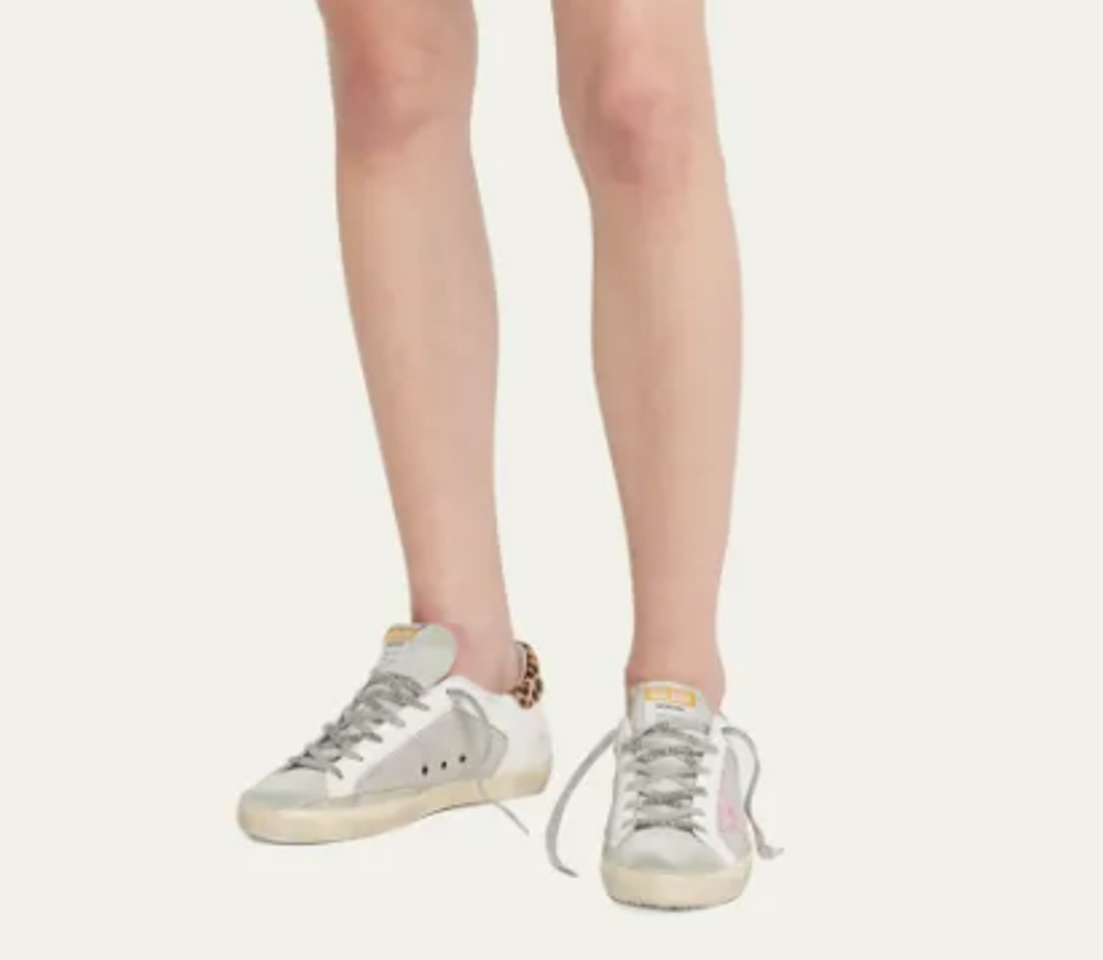 Кеды Golden Goose Superstar Mixed Leather Low-Top Sneakers