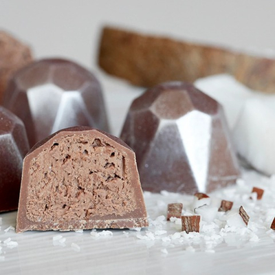 Пралине из молочного шоколада с кокосом PRALIN DELICRISP COCONTY, IRCA Италия