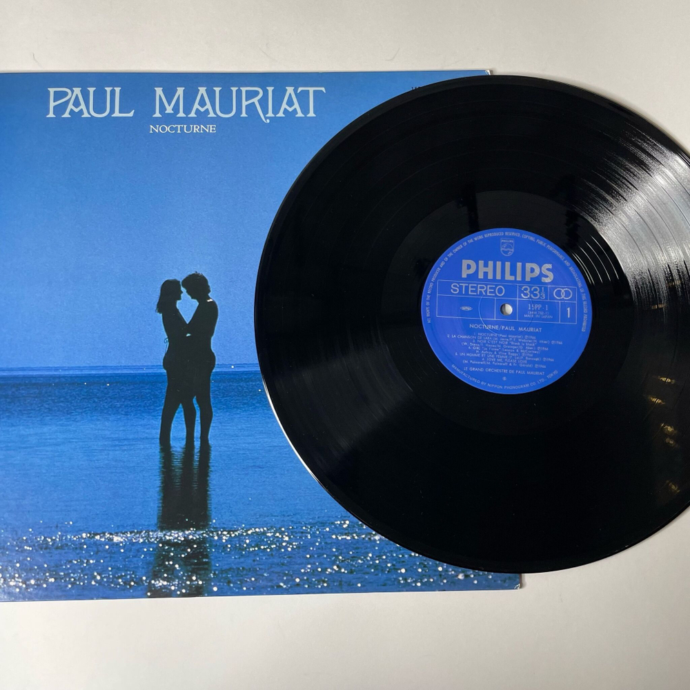 Винтажная виниловая пластинка LP Поль Мориа Le Grand Orchestre De Paul Mauriat Nocturne (Japan 1979) (No Obi)