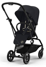 Коляска прогулочная Cybex Eezy S Twist+ 2 BLK (с дождевиком и бампером), Magic Black