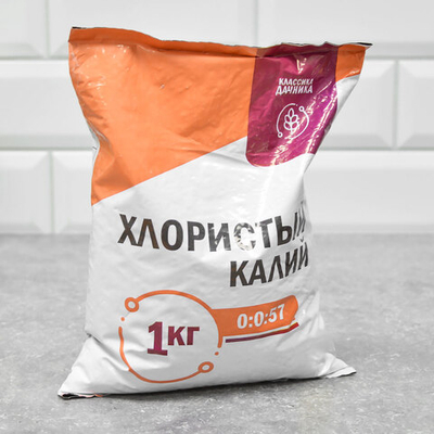 Калий хлористый 1кг Нов-Агро