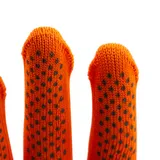 Перчатки Нейлон, ПВХ точка, 13 класс, оранжевые, XL — фото 6