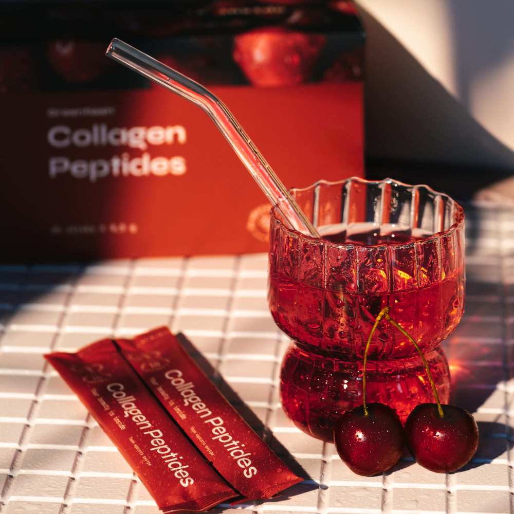 Greenflash Collagen Peptides Коллаген пептидный, 20стиков, вкус вишневый