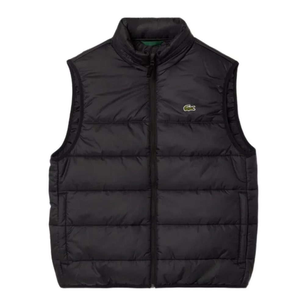 Мужская теннисная жилетка Lacoste Water-Resistant - black