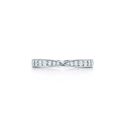 Кольцо из платины с бриллиантами, Tiffany 💠Harmony