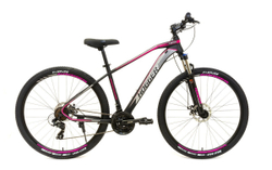 Велосипед 29" HOGGER POINTER MD, 19", сталь, 21 ск, MLO, черно-пурпурный матовый, Shimano, 2025
