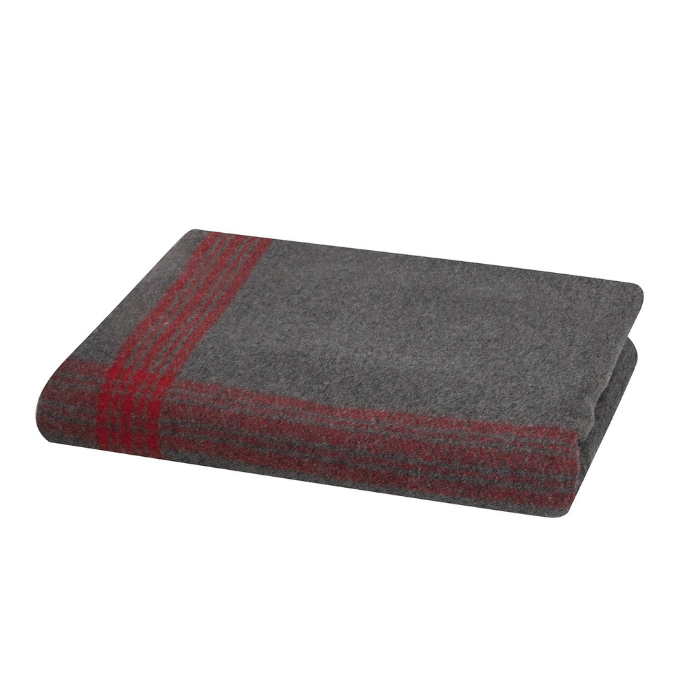 Одеяло ROTHCO Striped Wool Blanket GREY/RED