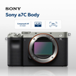 Беззеркальный фотоаппарат Sony Alpha a7C Body, серебристый