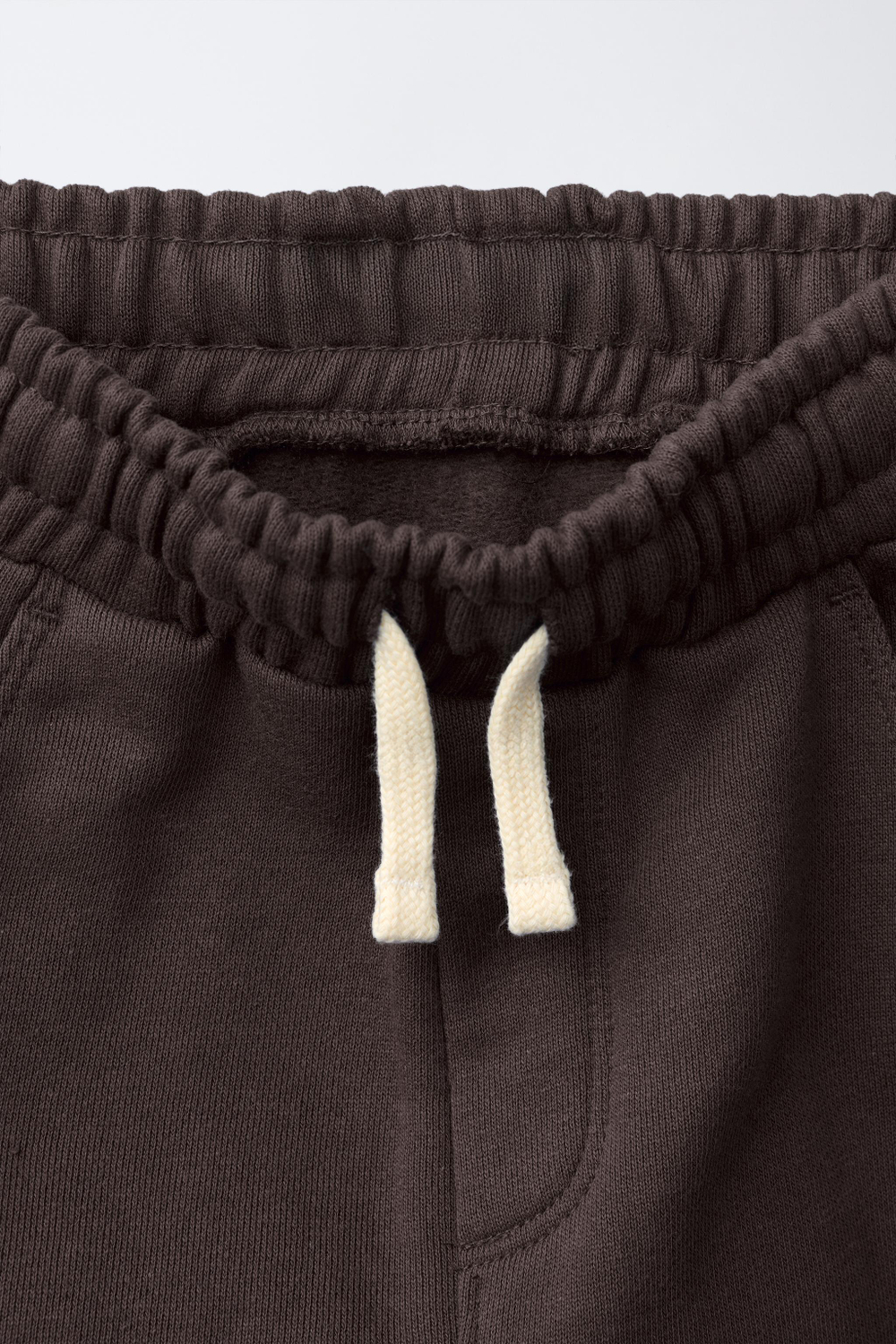 ZARA БРЮКИ BARREL ИЗ ФУТЕРА, ШОКОЛАДНЫЙ