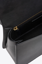 MINI LOVE BAG ONE TOP HANDLE LIGHT SIMPLY – black-antique gold