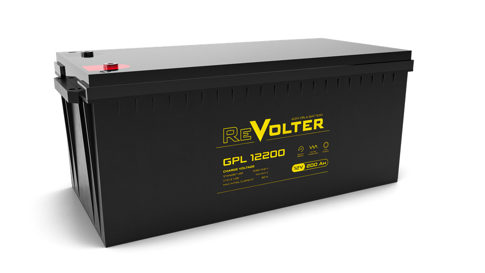 Аккумуляторные батареи ReVolter GL 12200 Аккумуляторные батареи ReVolter GL 12200