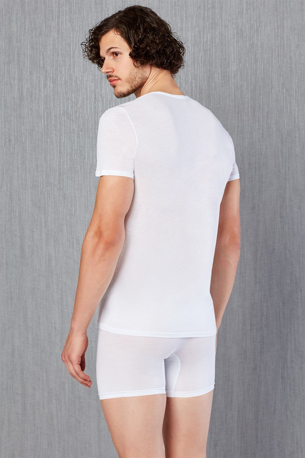 Мужская футболка свободного покроя Doreanse Cotton Premium (Размер: XXL) (Цвет: белый)