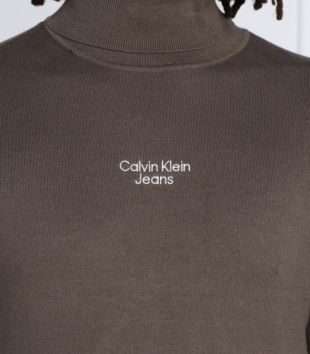 гольф CALVIN KLEIN JEANS - коричневый(J30J321696)