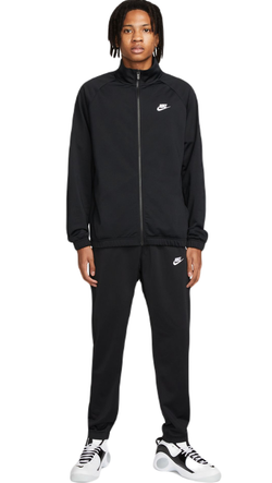 Мужской теннисный костюм Nike Club Sportswear Sport Casual Track Suit - black/white