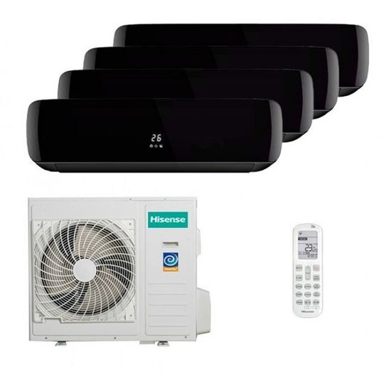 Мульти сплит-система Hisense на 4 комнаты (20+20+20+20 кв.м.) Black