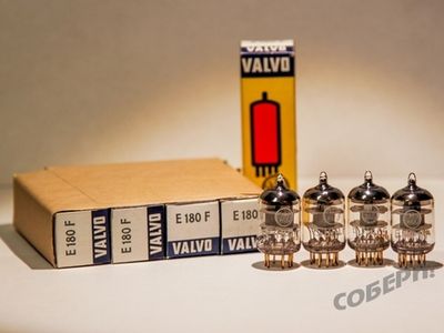 E180F VALVO одинарный пентод в ламповый фонокорректор