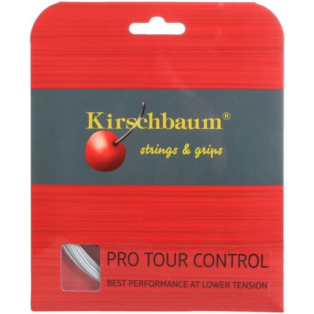 Теннисные струны Kirschbaum Pro Tour Control (12 m) - Серебро