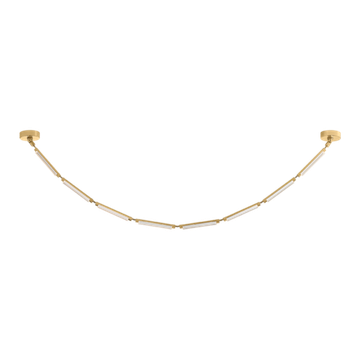 Corbett Agatha Linear, 236 cm, Vintage Brass