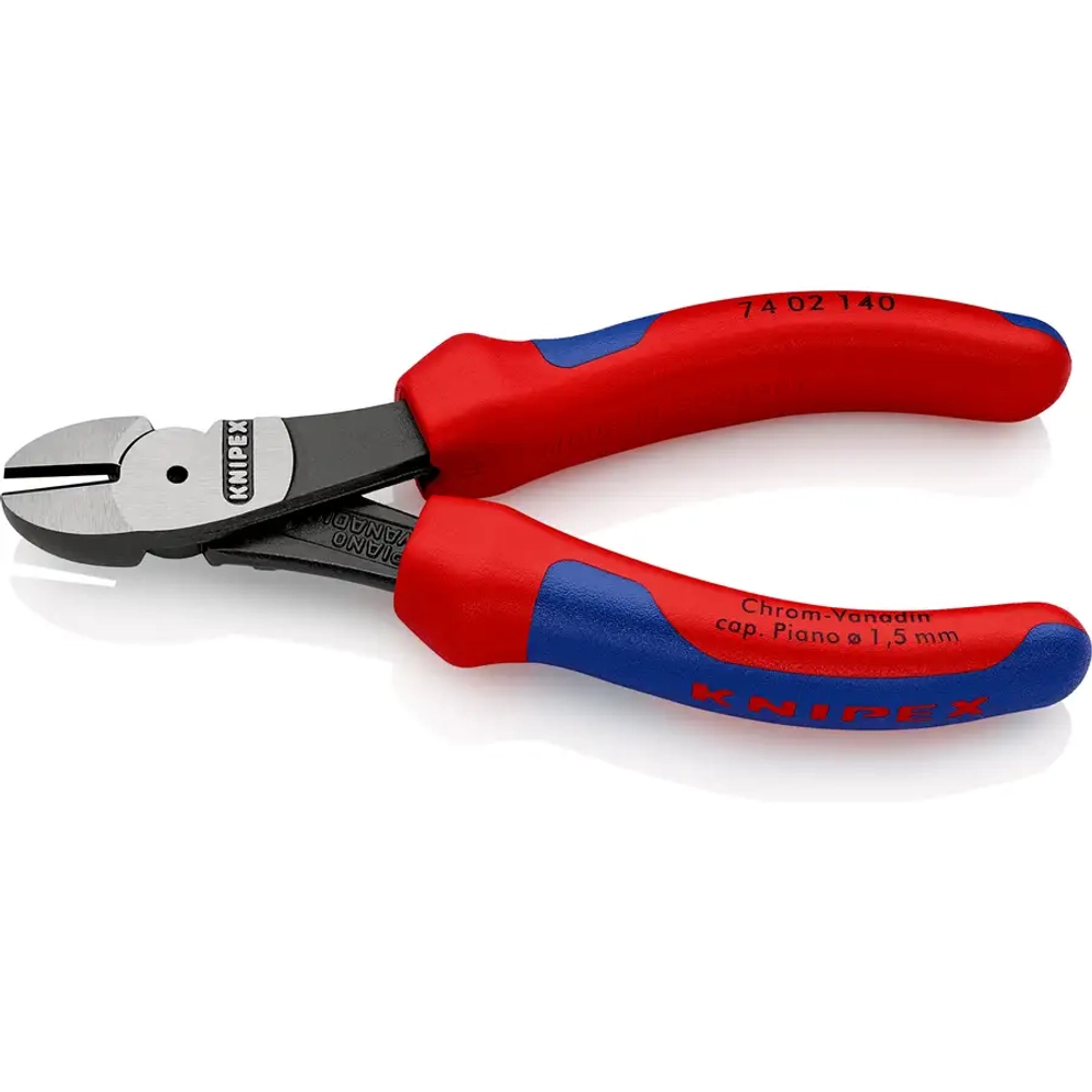 Кусачки боковые особой мощности черненые 140 мм Knipex 74 02 140
