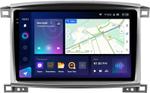 Магнитола для Toyota Land Cruiser 100, Lexus LX470 2002-2007 (экран климата снизу) - Teyes CC3-2K QLed Android 10, Быстрая, SIM-слот, CarPlay