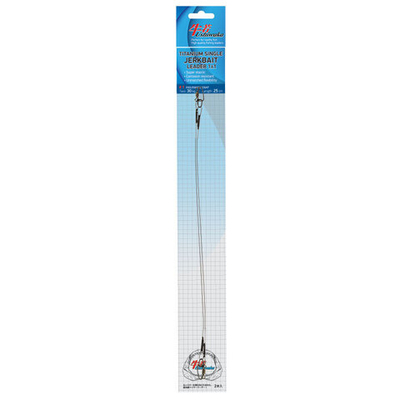 Поводок Ushiwaka Titanium Single Jerk №2 UTSJ1I3030, 1х1, 30кг/30см (  упк. по 2шт.)