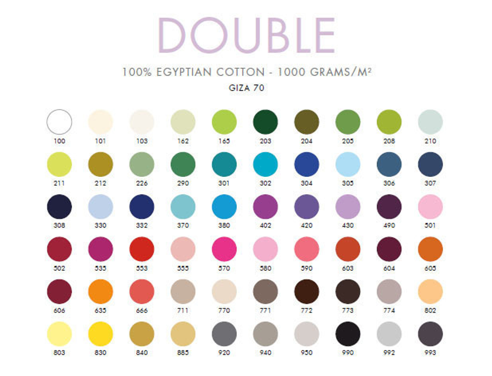Полотенце для ног 50х80 Abyss & Habidecor Double 430 lupin
