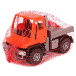 Самосвал бортовой Мерседес "Unimog U 500" люкс 17,5см. оранж. сет. (Лена)