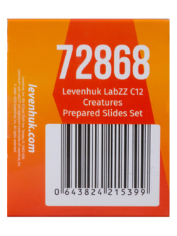 Набор микропрепаратов Levenhuk LabZZ C12, существа