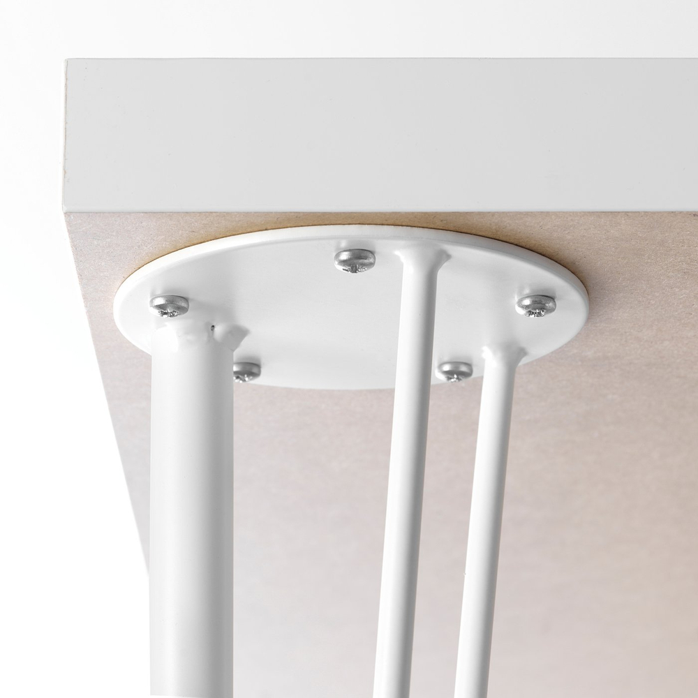 IKEA KRILLE  (ИКЕА КРИЛЛЕ)  -  Ножка с колесиком - белая 70 см