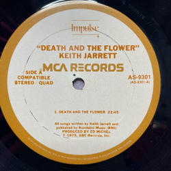 Винтажная виниловая пластинка LP Keith Jarrett Death And The Flower (USA 1975)