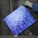 Непрозрачное голубое витражное стекло Wanda Stained Glass GC 676HS ArtWorker