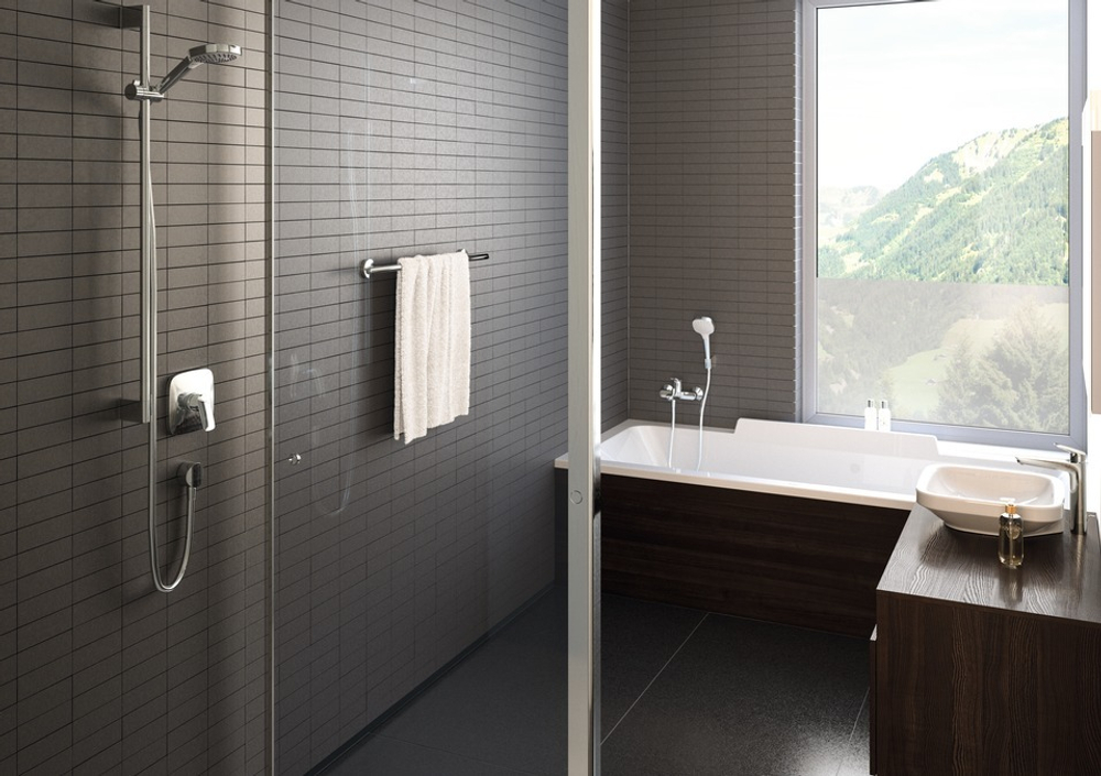 Душевой комплект Hansgrohe Croma Select E Multi 90см 26590400