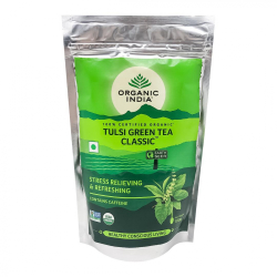 Зеленый чай с тулси (green tea with tulasi) Organic India | Органик Индия 100г