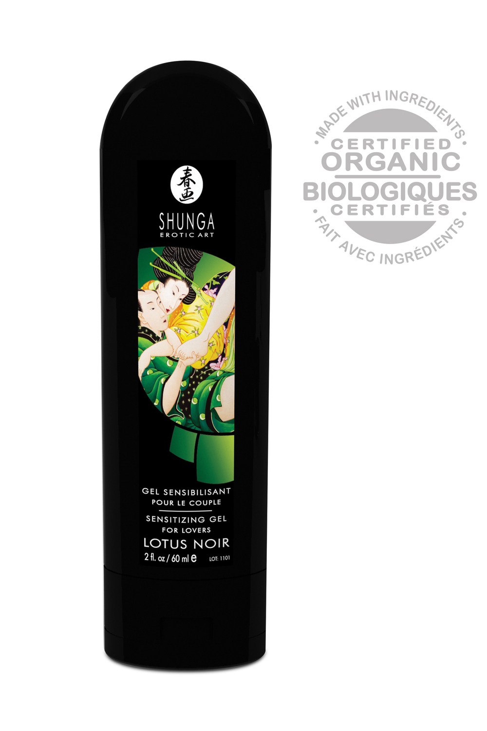 Интимный гель для мужчин и женщин Shunga Lotus Noir Черный лотос 60 мл